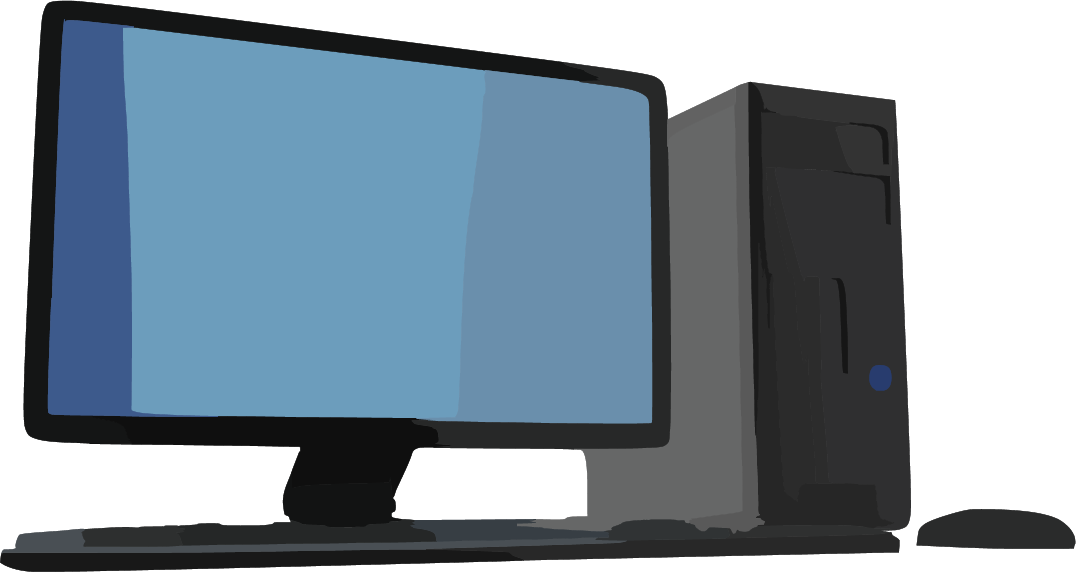 Desktop Computer with Monitor
